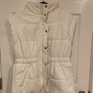 White Puffer Vest